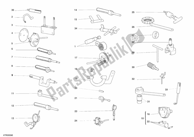 Wszystkie części do Narz? Dzia Serwisowe Warsztatu, Silnik Ducati Monster S2R 1000 2006